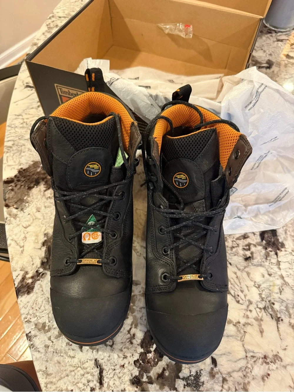 Timberland PRO Endurance PR 6” Steel Toe Work Boots Men’s Size 11 black